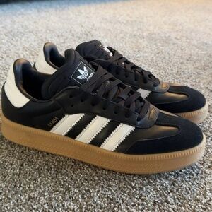 Adidas Samba Black White Gum Sole Shoes